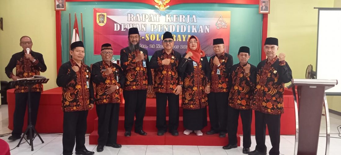 Rapat Kerja Dewan Pendidikan Se-Soloraya
